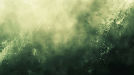 Obraz premium Green Grunge Texture Background, Abstract Vintage Dark Green Wallpaper