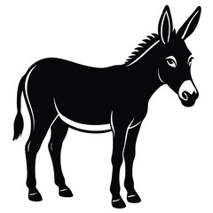 Donkey Animal Line Art