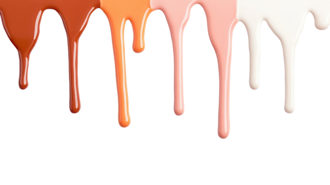 red paint splashes