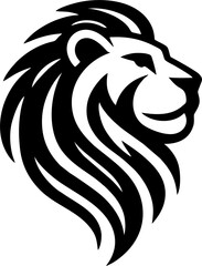 Majestic Lion Head Tribal Design Vector Art Graphic	