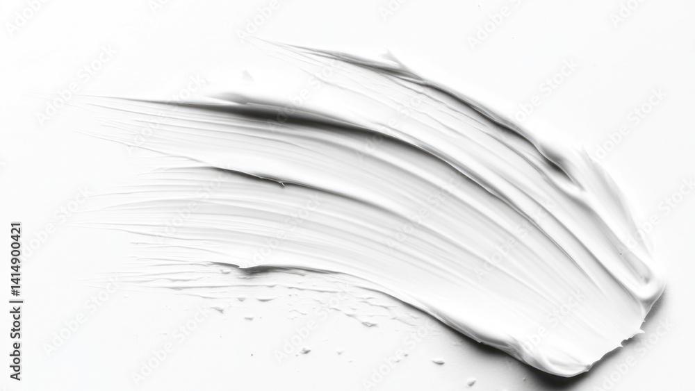 Poster close-up view of white paint on a white surface, ideal for using as a background or design element