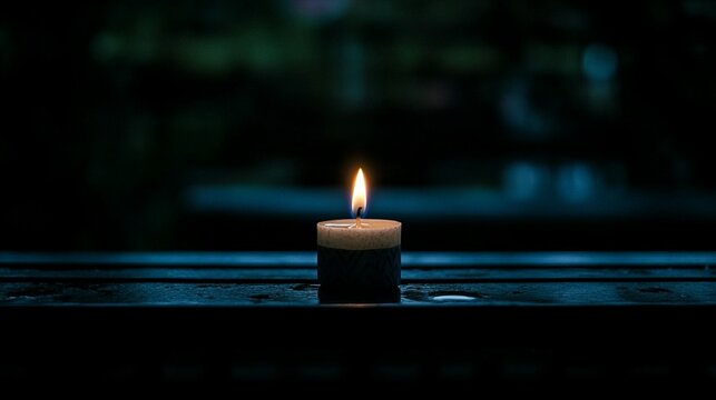 Solitary boat dark water peaceful night sky serene nature scene