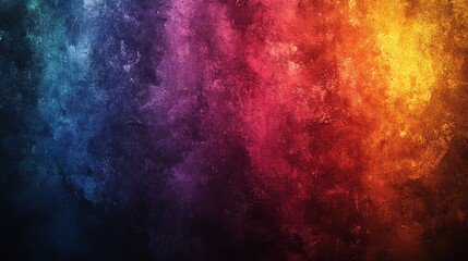 Fototapeta premium A stunning gradient background with vibrant blue, purple, red, and orange hues creates a textured, dramatic effect. Perfect for website banners or artistic designs.