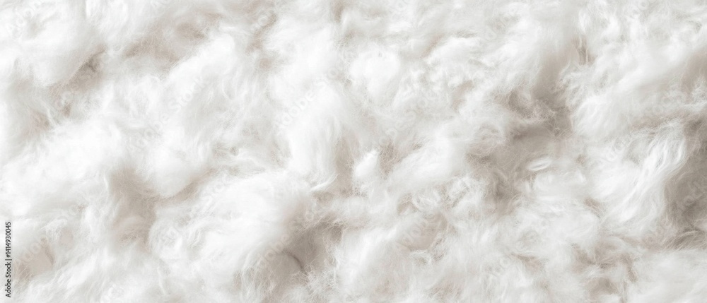 Aufkleber soft white cotton texture background with delicate fluffy fibers and subtle shadows for textile and 