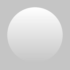 White gradient circle shape vector
