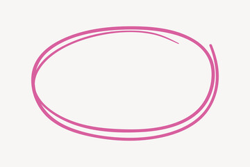 Pink circle, idea & communication vector