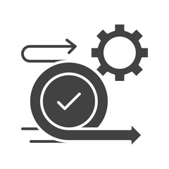 Agile icon vector image. Suitable for mobile apps, web apps and print media.