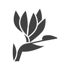 Obraz premium Bird Of Paradise icon vector image. Suitable for mobile apps, web apps and print media.