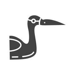 Crane icon vector image. Suitable for mobile apps, web apps and print media.