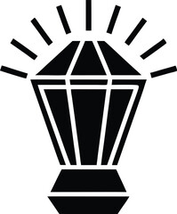 light bulb idea concept, light bulb idea, vector illustration of an ancient greek column, vector illustration of an ancient egyptian lamp on white background.