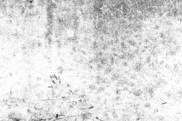 Black grunge texture with cracks and dirt on transparent background, for overlays and vintage effects
