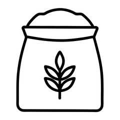 White Bags For Flour Or Other Loose Products