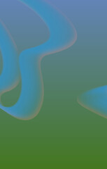 Fototapeta premium abstract blue background with waves