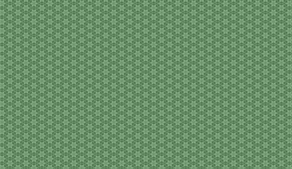 Verdant stylized floral pattern repeating with delicate green blossoms, forming organic textile friendly decorative texture