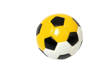 Naklejka premium PNG Yellow and black soccer ball