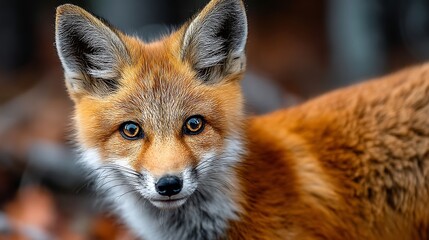 Fototapeta premium Portrait of a red fox kit