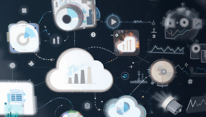 Obraz premium Business clipart. IA generativa.