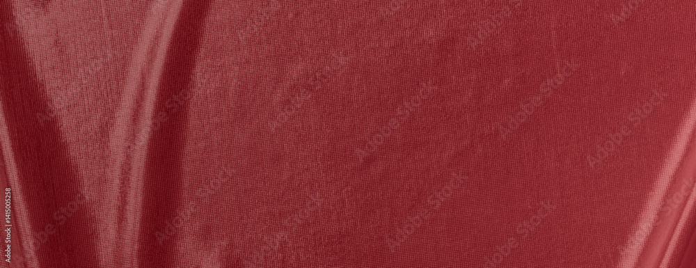 Poster red velvet background with a smooth texture. the background is rich red, creating a luxurious and el