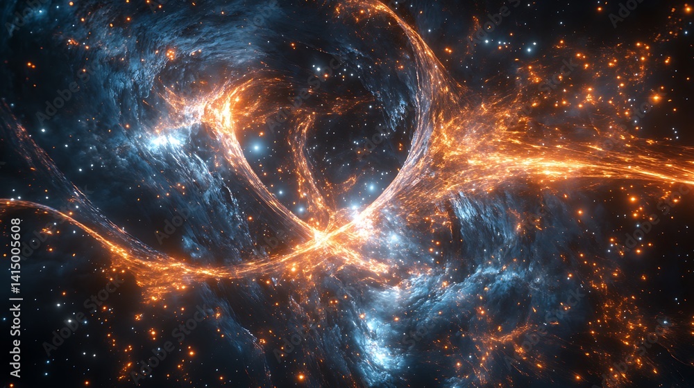Poster experience frictionless superfluid helium in a glowing quantum environment, with vibrant, flowing pa