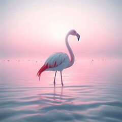 Fototapeta premium Faint pink near the horizon