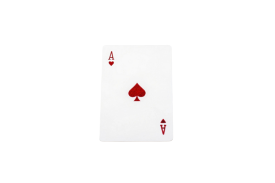 PNG Ace of hearts playing card