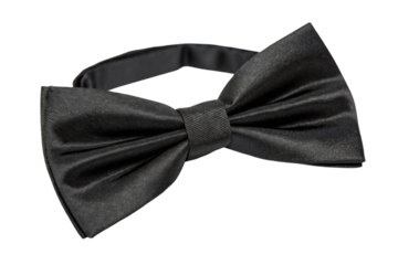 PNG Elegant black bow tie formal wear accessory for special occasions