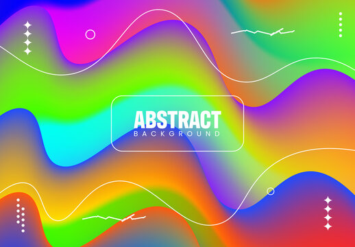 Liquid Style Abstract Background