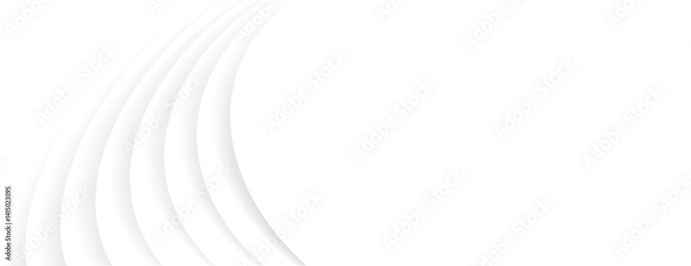 Poster minimal white background with subtle curved lines. the white background creates a clean, modern look
