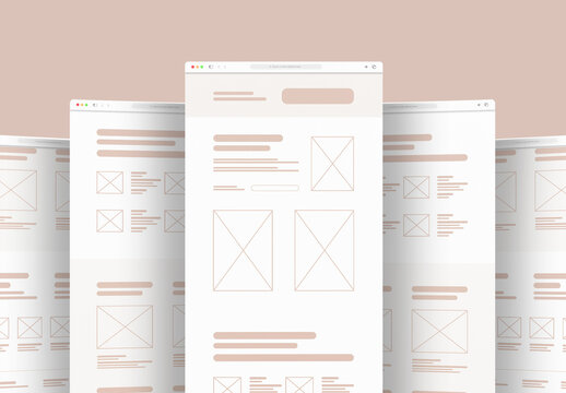 Wireframe Landing Page