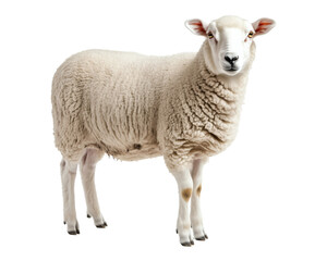 Sheep on Transparent Background