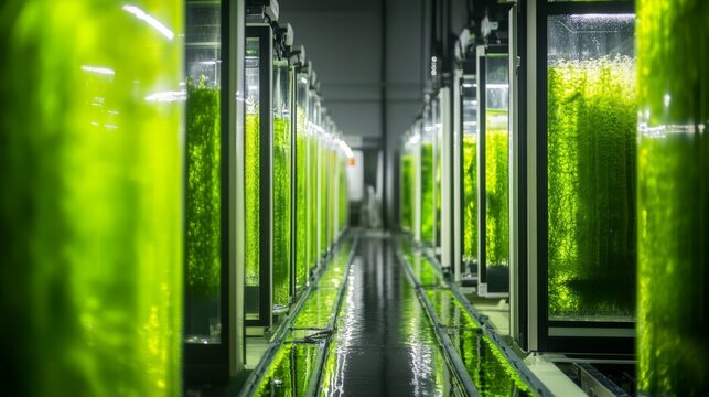 Algae growth in bioreactors: sustainable energy and environmental solution