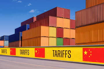 Shipping Containers with China Tariff Barriers