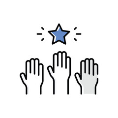 Democracy  Vector icon