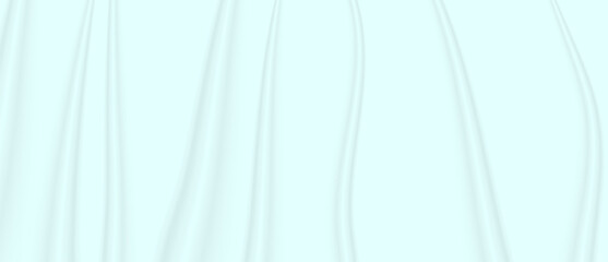 soft turquoise silk.vector texture of light fabric with folds