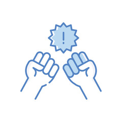 Conflict  Vector icon