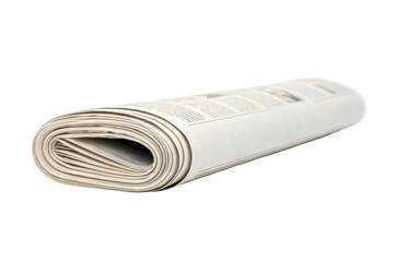 PNG Rolled newspaper for news and media concepts