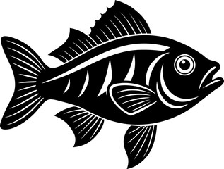 vector illustration of a fish