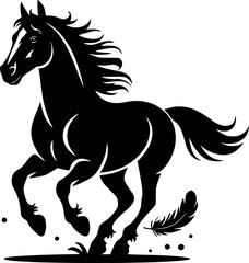 Fototapeta premium Horse Svg,Running Horse Svg,cowboy shirt svg 