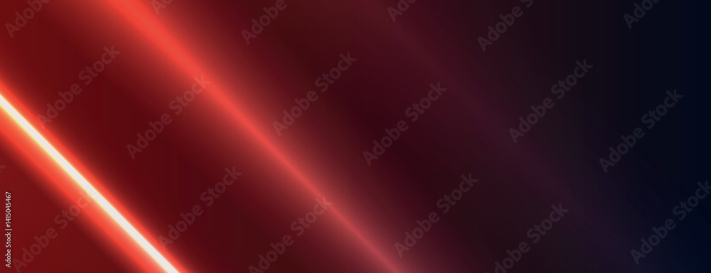 Poster a futuristic background with glowing red lines on a dark background, featuring a smooth, sleek textu