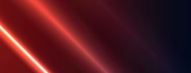 A futuristic background with glowing red lines on a dark background, featuring a smooth, sleek texture. Red and dark tones dominate the background. Gradient neon background vector. Red background.