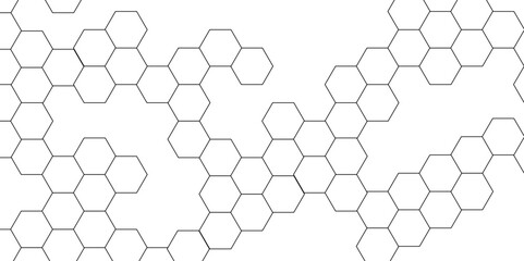 Futuristic abstract honeycomb mosaic sketch of a building with lines, Abstract background. Vector abstract futuristic architecture concept with digital geometric connection lines. vector background.