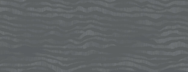 Gray wavy line background with a textured pattern. The background features gray tones and wavy lines, creating a dynamic gray effect. Grunge texture background vector. Gray background.