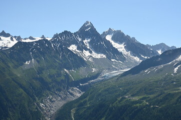 Aiguille du Chardonnet und Aiguille d’Argentiere