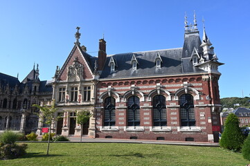 Fototapeta premium Palais Benedictine in Fecamp, Normandie