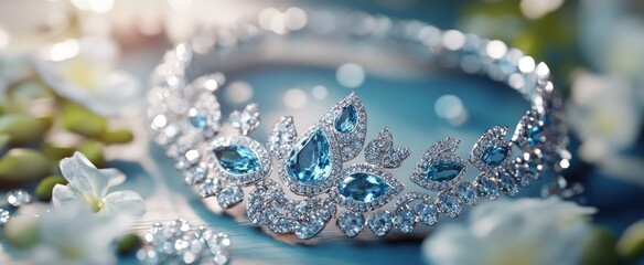 Glamorous 3D Jewelry Render for Advertisement