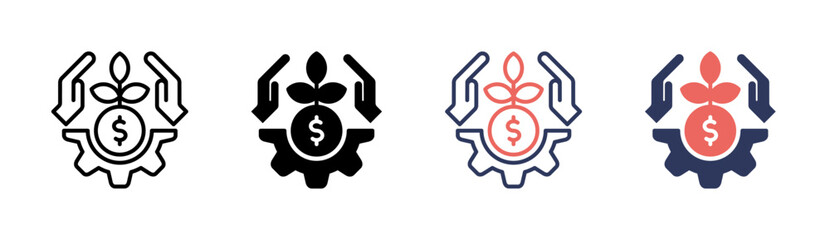 Obraz premium Bootstrapping Icon