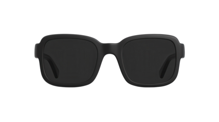 Durable black polarized sunglasses for lifeguards. transparent PNG