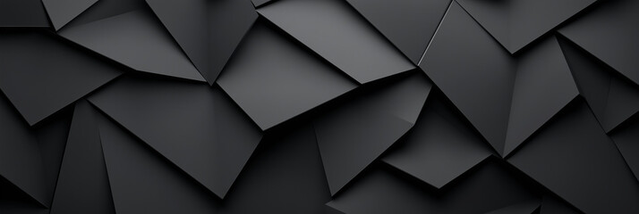 Fototapeta premium Abstract geometric background design, featuring a layered, dark, modern, tile pattern
