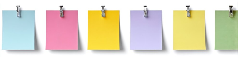 post it note paper, sticky note paper set, blank paper for notes, messages, writing, note design concept