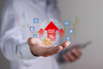Import tariffs increasing, Industrial tariffs growth and impact of trade war policy in development....